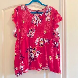 Torrid Floral Blouse